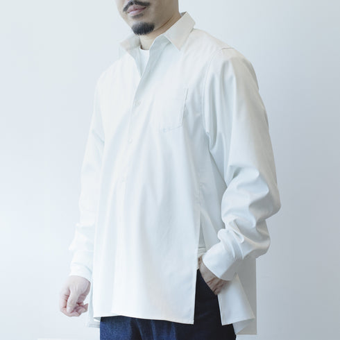 whitex side slit shirt