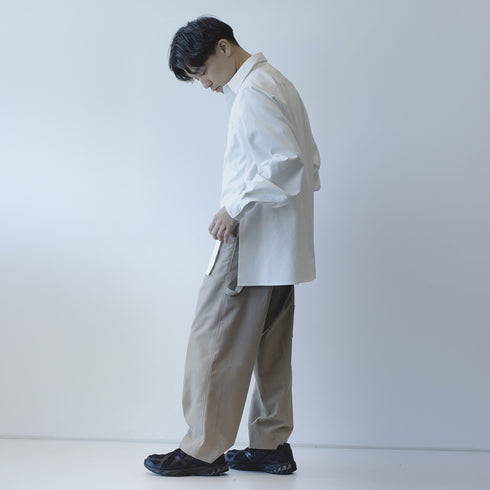 whitex side slit shirt