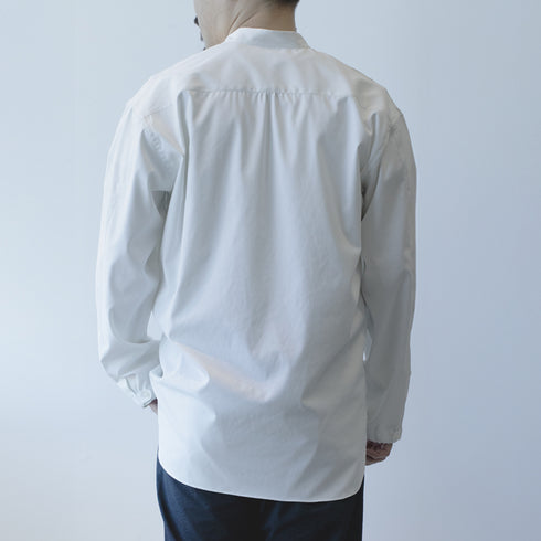 whitex bandcolor pullover shirt