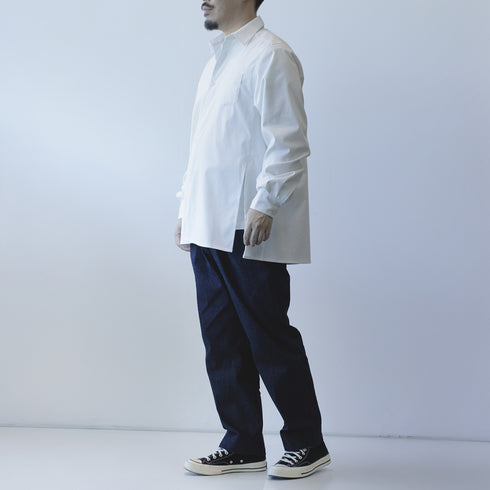 whitex side slit shirt